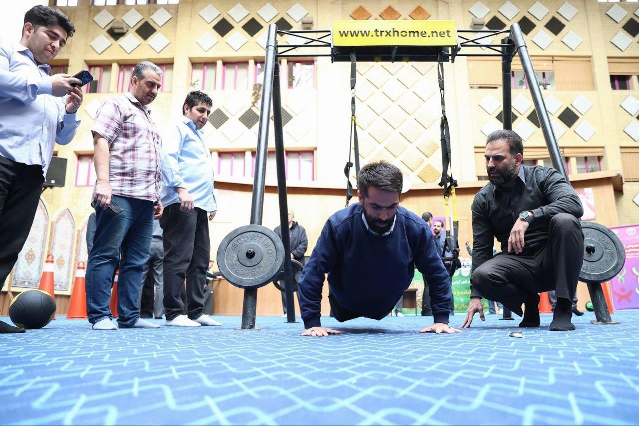 گزارش تصویری برگزاری رویدادهای چالشی فدراسیون آمادگی جسمانی و تندرستی برای پرسنل وزارت ورزش و جوانان 10