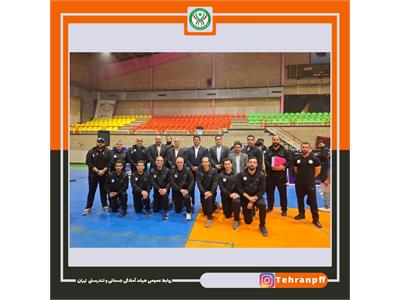 حضور هیات آمادگی جسمانی و تندرستی استان تهران درافتتاحیه المپیاد کشوری