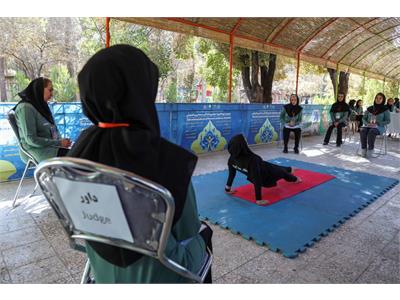 گزارش تصویری «مسابقات پیلاتس» در سومین دوره المپیاد سراسری آمادگی جسمانی و تندرستی در بخش بانوان 3